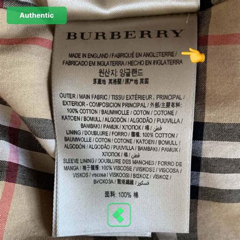 burberry cap real or fake|burberry coat with tag.